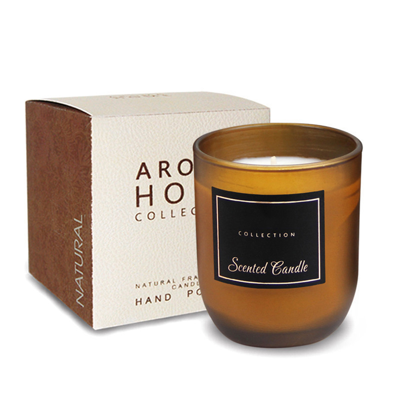 Candle wholesaler customized scented candle with private label in different sizes and colors